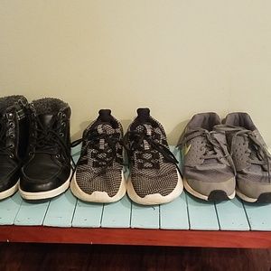 Little boys size 3 Adidas Nike Gym shoes
